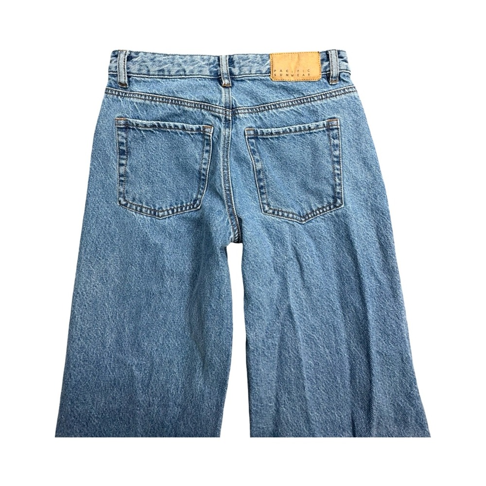 PacSun Jeans Womens 24 Blue Casey Low Rise Baggy Wide Leg Light Wash Denim - Picture 12 of 13